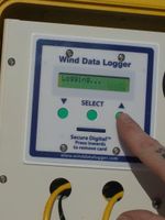 Putting the Polar Edition Wind Data Logger into service.