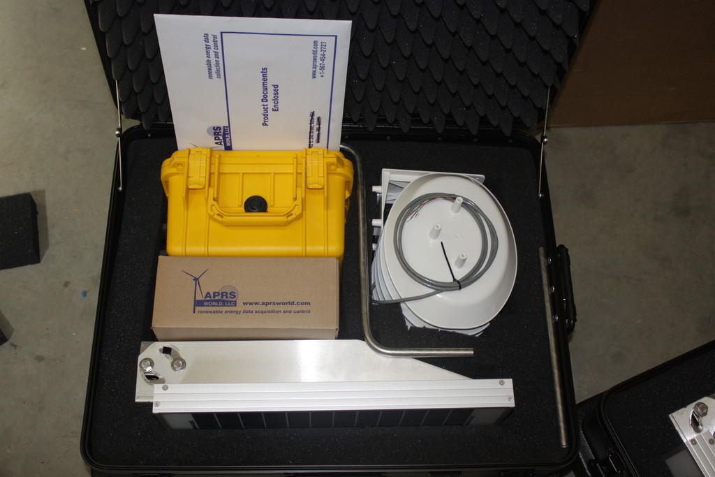 Solar Self-Contained system packaged in custom ATA Case.
