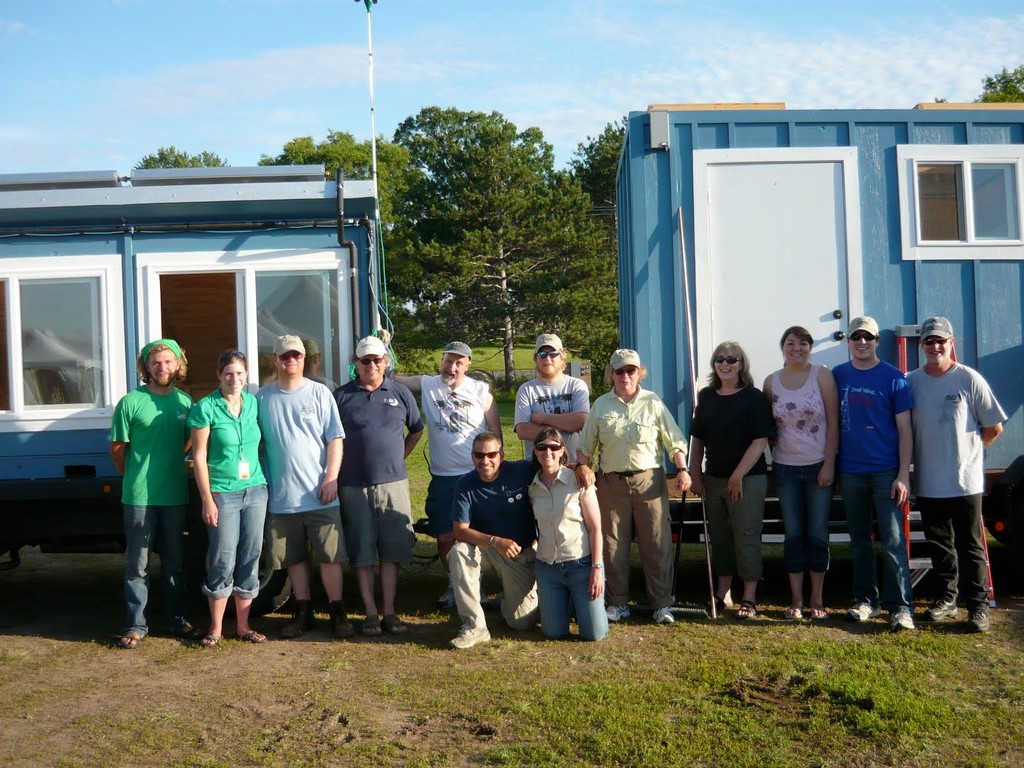 APRS World and Midnite Solar crew at the very end. It takes a village...!