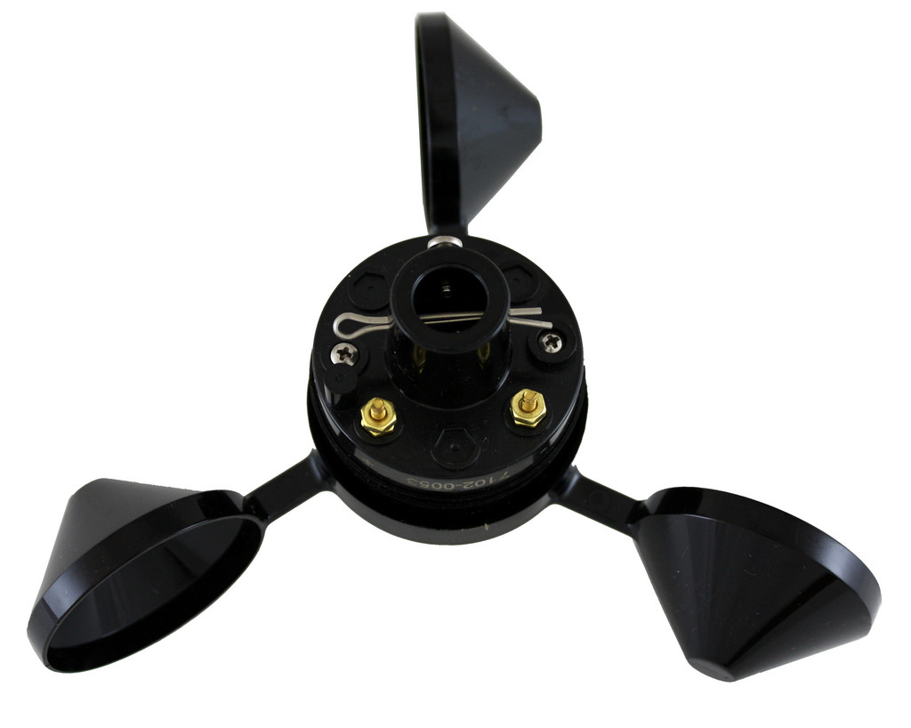 #40R Anemometer - view of sensor connections