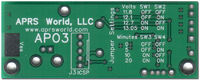 Bottom (solder) side of APO3 printed circuit board. This is from the first generation APO3, not the APO3b.