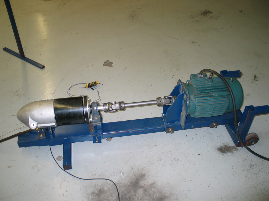 The dyno with a Whisper generator installed.