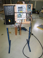 Hand controlled load board. As pictured, it uses the hot water heating elements.
