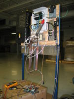 Load board with dtDyno DAQ in testing. Noise problems with present with this configuration.