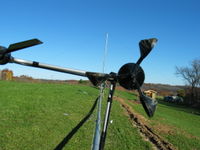 Anemometer and wind vane.