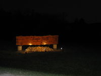 It works! The new Eagle Bluff sign is lit.