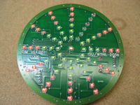 Custom display board for interfacting with a Crossbow MICA. Designed and built small production run for Iowa State University department of Eletrical and Computer Engineering.