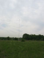 50ft wind montioring tower installed by APRS World in Kankankee, IL.