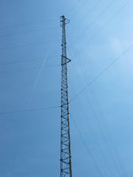 300' cell phone tower near Muscatine, Iowa