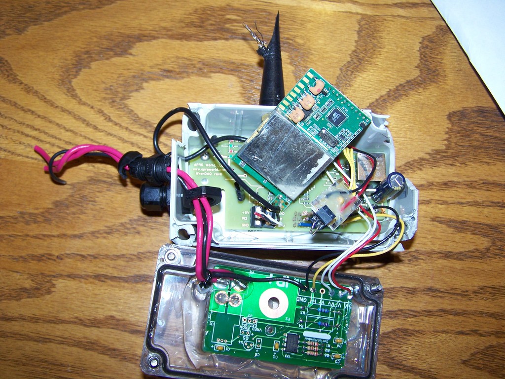This is the same WrenDAQ in the first picture. Wind generator development is a brutal business!

The next case will probably be billet or cast aluminum. This one was polycarbonate...