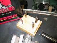 Counterbore set for #6, #8, #10, 1/4" socket head cap screws. And a sufficiently large base.