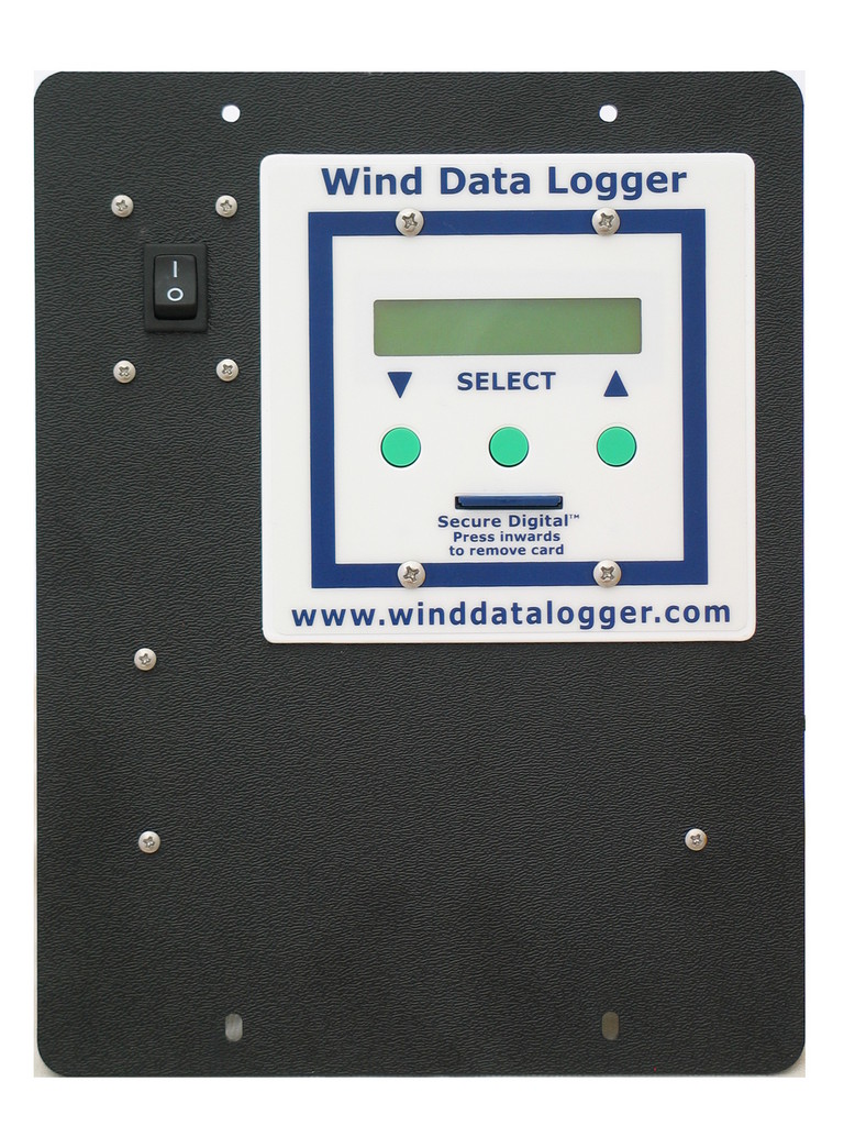 Face of the self contained data logger