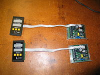 TempLogger2's mated with Oven Industries 5C7-550 pelitier temperature controllers. The APRS World TempLogger2 controls the temperature and data logs the actual temperature. All through a single interface cable.