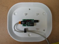 Temperature, Relative Humidity, and Light Sensor interface installed on Davis radiation shield.