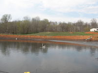 The station installed in the waste lagoon.