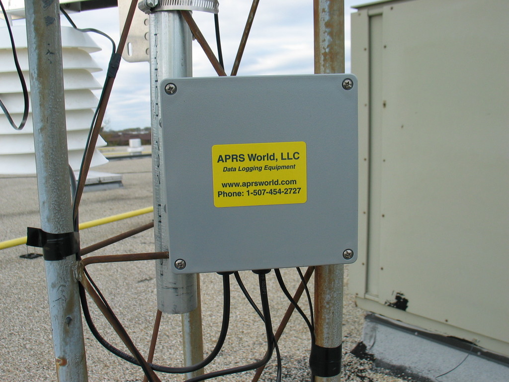 Junction box so all sensors come down on one cable.