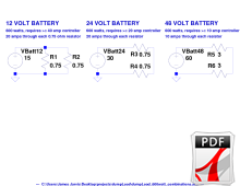 12, 24, and 48 volt Electrical Diagrams