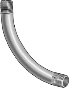 APRS6630: 1/2" Pipe Sweep, 6" rise