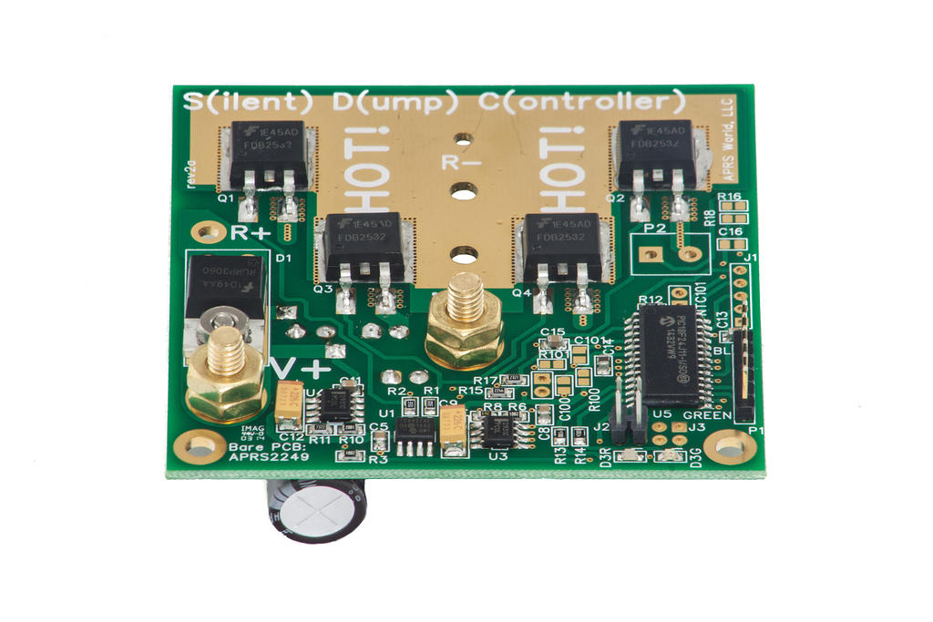 APRS8412: SDC300 Dump Load, board only, 12 volt; APRS8413: SDC300 dump load, board only, 24 volt