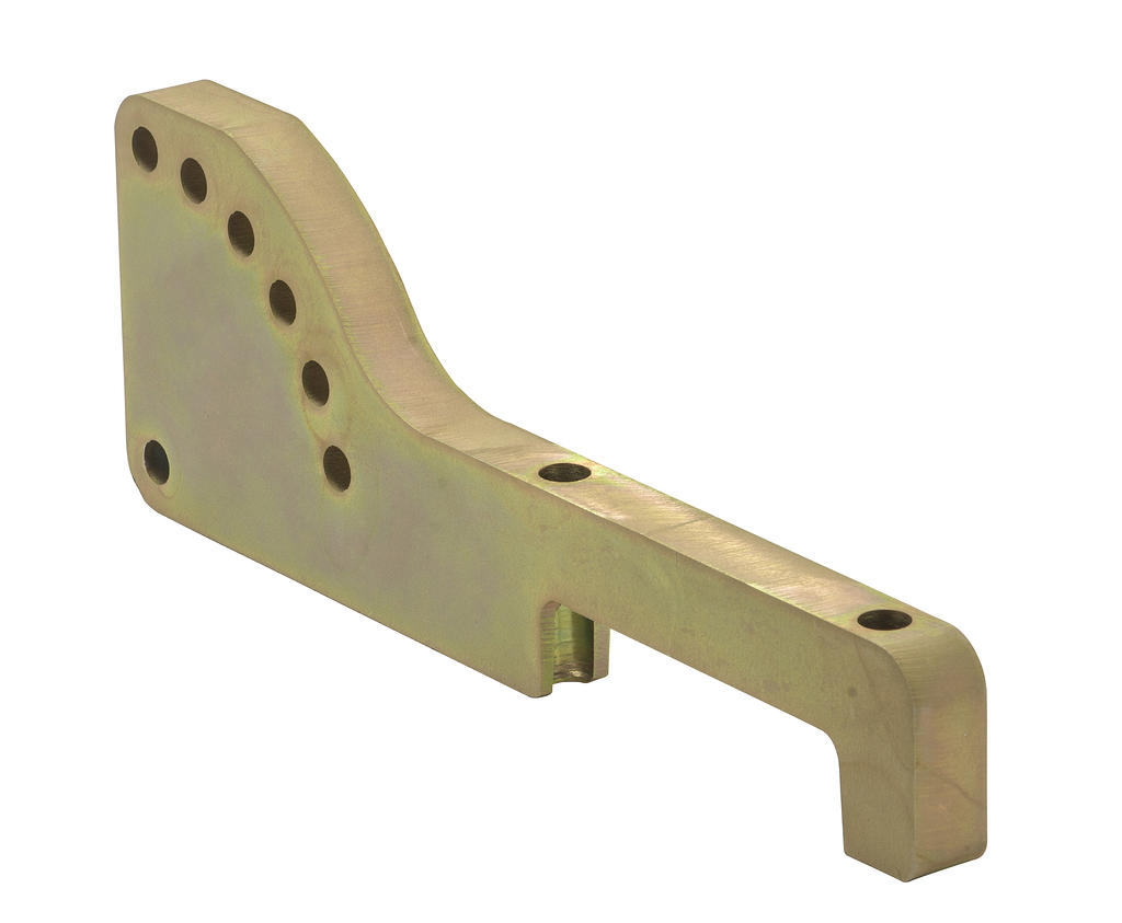 APRS6660: Solar 4" Container Rail Mount Bracket, 15 to 90, 3/4" Steel