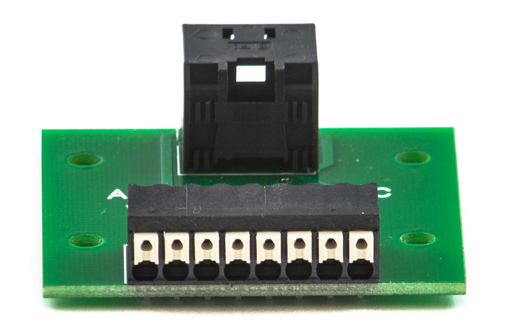 APRS6588: RJ-45 / 8P8C to Screwless Terminal Breakout Board