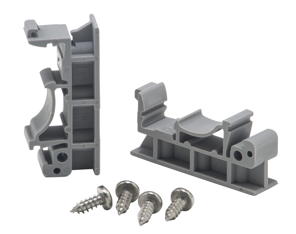 APRS6853: DIN Rail Mounting Clips and Screws, Pack of 10