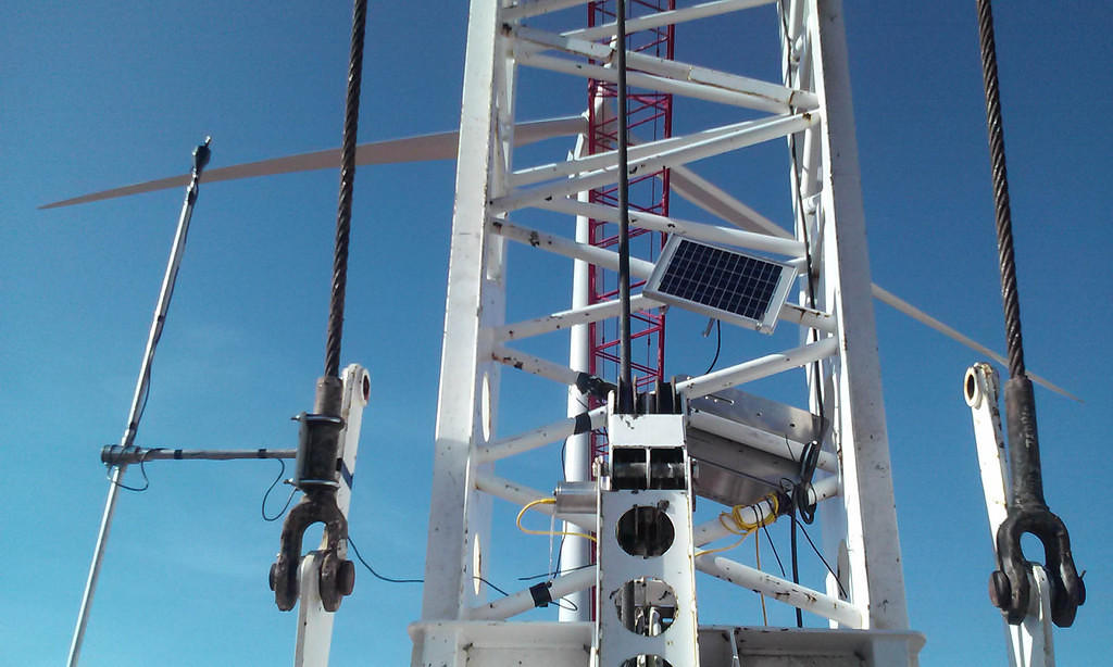 Pivoting wind vane and Data Logger