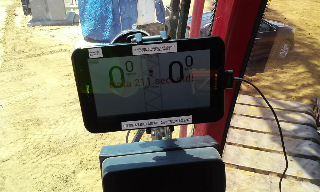 Touch screen tablet, for in-cab display and cellular communications