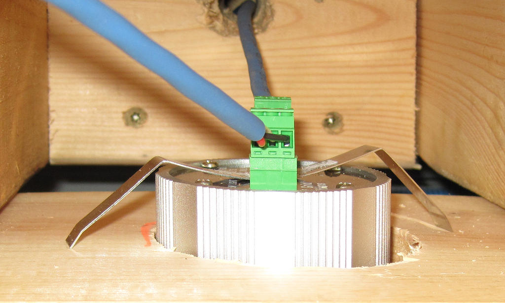 DC LED Light - sample installation