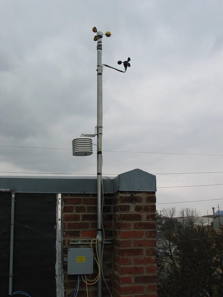 Installed on the roof of our office.