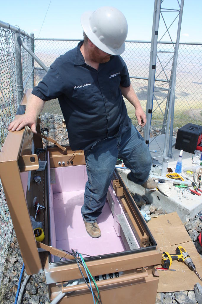 Box is insulated and peliters are all installed - time to put some batteries and electronics in it!