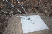 APRS6616_2: Tower Load Equalizing Plate Installed on Guy Point for 50' Tilt Over Tower