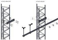 45G Boom Bracket Assembly Illustration