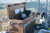 We ran out of time to finish the mechanical work on the enclosure before it had to ship...