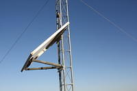 Solar panel, wireless bridge and web camera