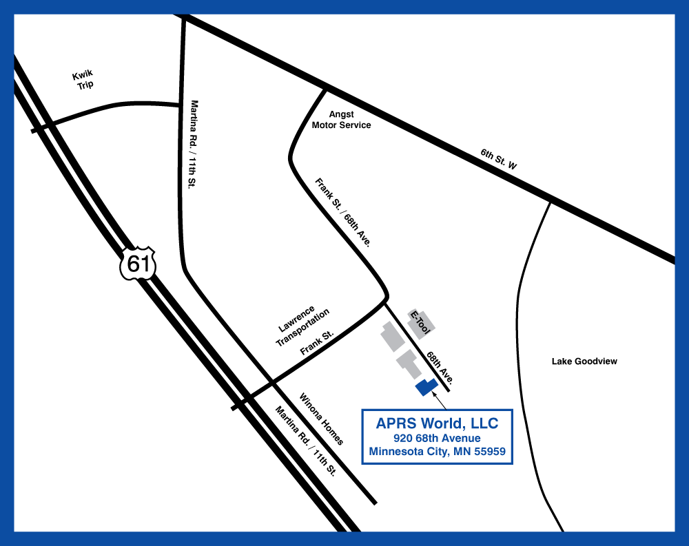 Map to APRS World