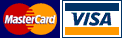 We accept VISA and MasterCard
