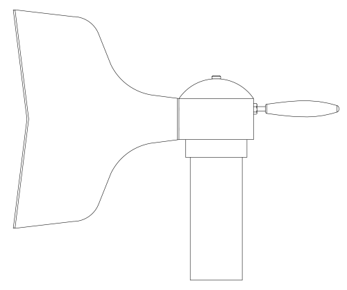 Wind vane drawing