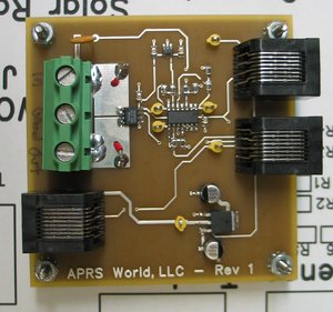 Top view of circuit board