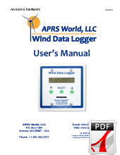 Wind Data Logger manual